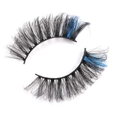 China 15mm Long Handmade Lashes Strips Natural Fluffy 3D Mink Curly Eyelashes Wholesale Seller for sale