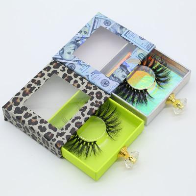 China Wholesale Mink Boxes 25mm Wick Paper 2021 Drawer News Custom Empty Wick Box Empty Eyelash Boxes for sale