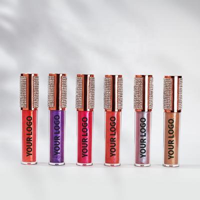 China Wholesale Waterproof Custom Pink Lip Dye DIY Private Label Lip Gloss Dropping Lip Gloss for sale