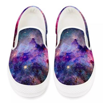 China Fashion Trend OEM Service Starry Universe Custom Design Men Shoes Slip On Ladies Stylish Shoes Loafers Casual Sneaker Cheap Price for sale