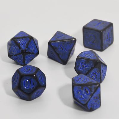 China For DND RPG MTG or other Dnd and Table RPG games bulk dies wholesale dies table polyhedral game accessories custom with numbers for sale