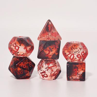 China For DND RPG MTG Or Other Table Games Good Selling Item Diamond DND Polyhedral Custom Wholesale Dice For Game Player for sale