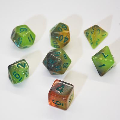 China For DND RPG MTG Board Games Dies Wholesale DND Polyhedral Die Set For Custom Glow Dies In Dragon And Dungeon Role Playing Games for sale