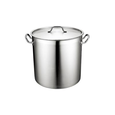 China Large Size Viable High Quality Compound Stainless Steel Multifunctional Bottom Pot Money Steel Pot for sale