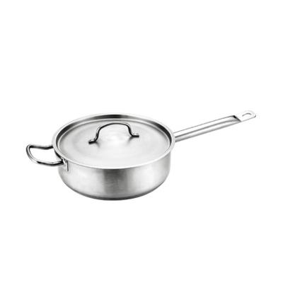 China Viable Made In China Stainless Steel Kitchen Small Pot Multifunctional Sauce Pot With Lid for sale