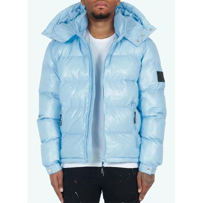 China Wholesale High Quality Outdoor Special Paint Hooded Stripper Breathable Designer Long Plus Size Mens Down Jackets for sale