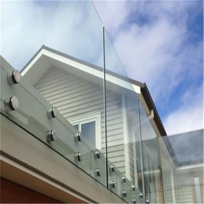 China Modern Stair Aluminum Glass Balustrade Customized Size Graphic Design Railing for sale