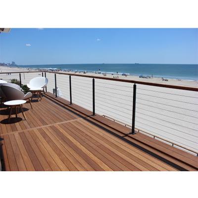 China Minimalist Outdoor Deck Cable Railing Outside Guard Cable Fencing Railings And Wire Kits for sale