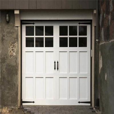 China Aluminum Mirror Glass Steel Garage Door Frame Less Exterior Door Design for sale