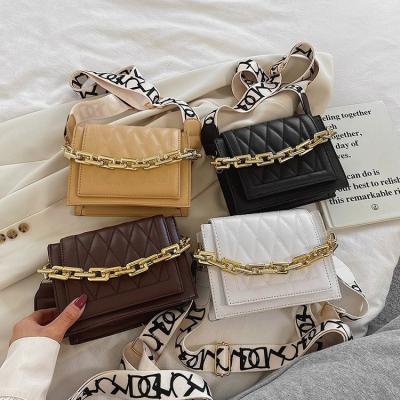 China Durable Hot Selling Amazon Girls Women Handbag Female Shoulder Clips PU Summer Cross - Body Bag for sale