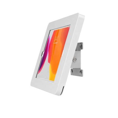 China Stores Tablet Anti-theft Enclosure Wall Mount Folding Tablet Wall Holder For iPad for sale