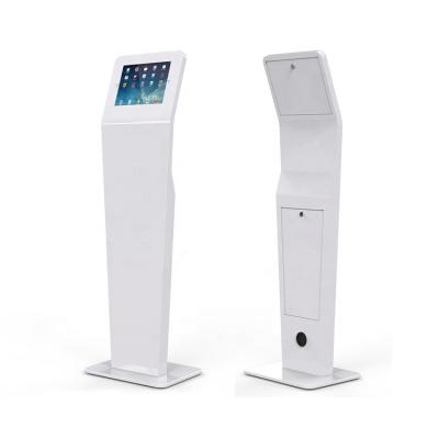 China Shop SF-1103 Safe Lockable Tablet Floor Stand For iPad Kiosk Stand for sale