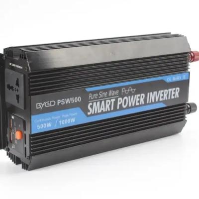 China 500 Watts Car DC To Ac Power Inverter For Car Battery 12V To Ac 220V Car Power Inverter Mini Inverter for sale