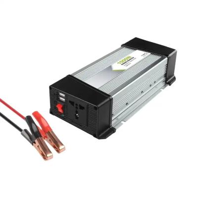 China 1.5Kw Car Battery Charger Dc Inverter Ac Adapter Holder Charger 1500W Car Power Inverter Dc 12V To 110V/120V Ac for sale