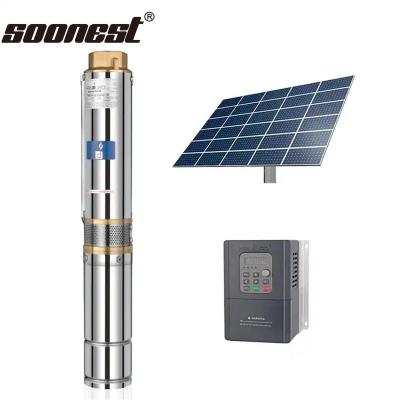 China 120M 180M  210M 2Hp Dc Solar Pump Borehole Solar Pumping Systems Solar Dc Water Pump for sale