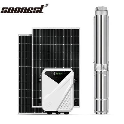 China 2 Horsepower Solar Borehole Pump 3 Hp Submersible Solar Water Pump Solar Pumping Machine For Irrigation for sale