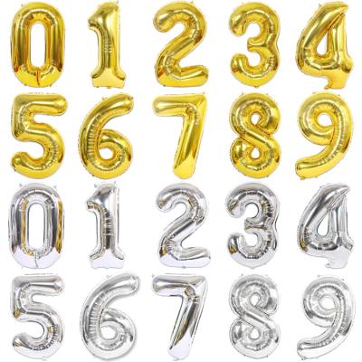 China Foil balloons wholesale decorations 40 inch number foil balloons for party for sale