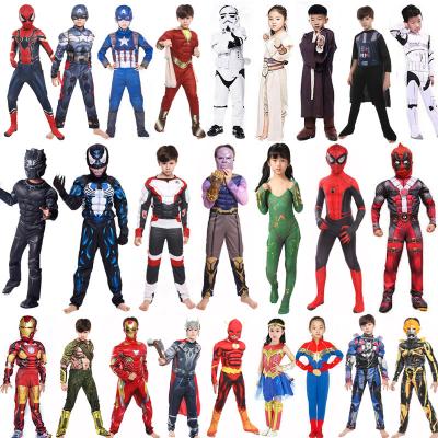 China Polyester In Running Superhero Halloween Costume Kids for sale