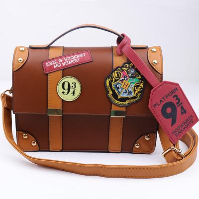 China New Arrival PU Hogwarts PU Wallet Hot Shoulder Harry Potter Bag for sale