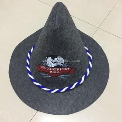 China Wholesale Image Gray Bavarian Oktoberfest Hat for sale