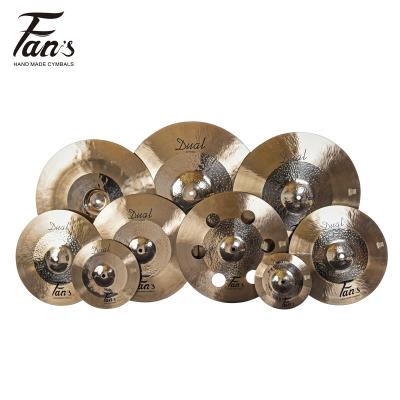 China 100% High Quality FANS DOUBLE DOUBLE Cymbals B20 Series 5pcs Package Set Handmade DRUM for sale