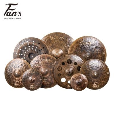 China High Quality Handmade FANS Series 5pcs Cymbals B20 VINTAGE DRY DRUM Set Vintage DRY 100% for sale