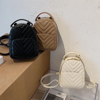 China 2021 New Arrivals Women's Backpack Small Ladies Backpack For Women Fashion Handbags Lady Purses for sale