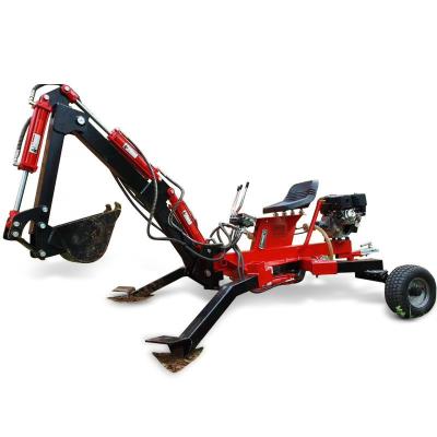 China Mini Excavator Small Digger Wheel Mini Excavator Backhoe Digger Compact And Maneuverable Home Garden Digging Customizable Machine for sale