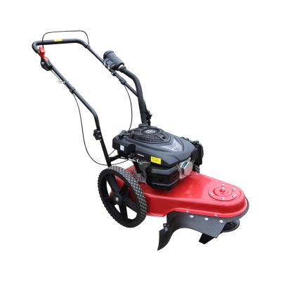 China 4-Stroke Gas Engine Powered Wheeled String Trimmer Lawn Mower Grass Trimmer for sale