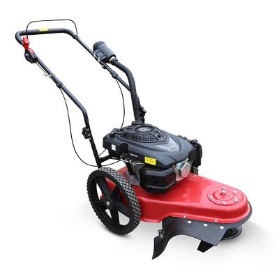 China 4-Stroke Grass Trimmer Brush Cutter Gasoline 196CC Portable Weeding Cutter Machine for sale