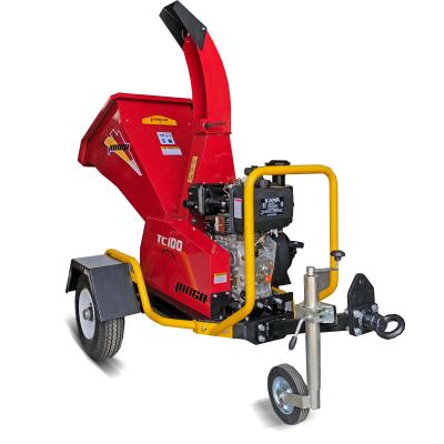 China Farms CE Certificated 12hp Diesel Engine Towable Drum Wood Chipper Shredder for sale