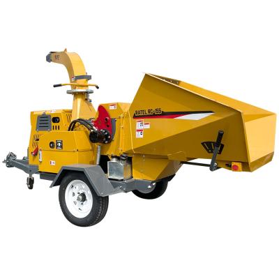 China Forest Biomass 20hp diesel engine chipper wood chipper/industrial towable wood brush chipper arborist for sale