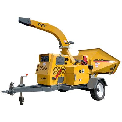 China 6 Inch Diesel Engine Towable Forest / Arborist Brush Chipper 20hp Wood Chipper for sale