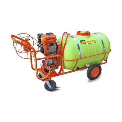 China Powerful and Efficient Agriculture Gasoline Power Cart Pump Sprayer for sale