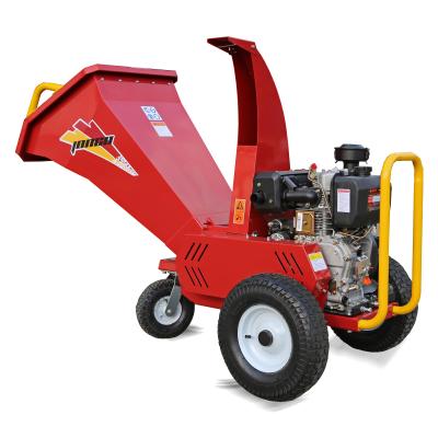 China Farms Forest Machinery Diesel Wood Chipper With Drum System for sale