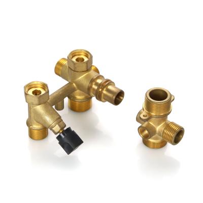 China Aluminum High Pressure Hot Forging Brass Valve Customized Brass Drain Valve for sale