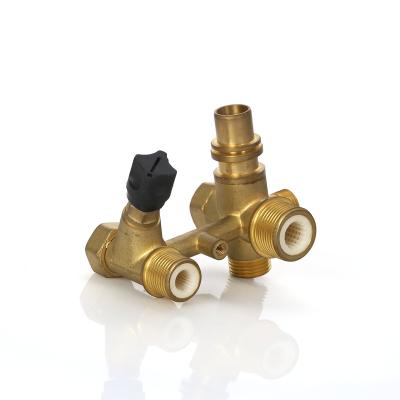 China Aluminum High Pressure Hot Forging Machining Brass Drain Valve Customized Metal Products Brass Drain Valve for sale