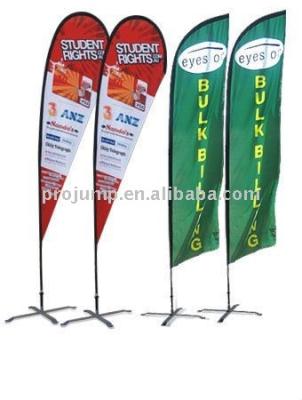 China FLYING Outdoor Advertising Tear Drop Flag for sale