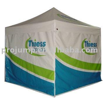 China 500D polyester or thick PVC pop up folding tent for sale