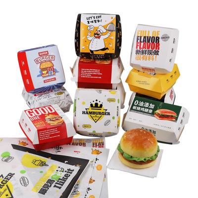 China Biodegradable Custom Disposable Kraft Paper Packaging Fast Food Take Out To Go Burger Chicken Nuggets Box for sale