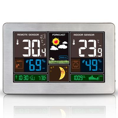 China Nap Big Function LCD Display Usb Power Supply Weather Station Alarm Clock for sale