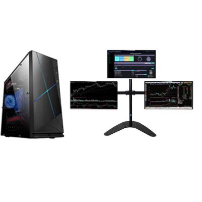 China Game 3 Monitor Rotate Split Screen 6 Cores CPU 16G RAM High Efficient Office Desktop Computer for sale