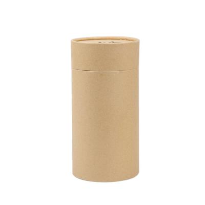 China Recycled Materials Cardboard Round Tube Cylinder Packaging Box Food Grade Newspaper Distribution Tour Aluminum Tube With Window for sale