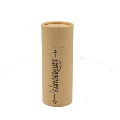 China Recycled Materials Wholesale Food Grade Empty Kraft Paper Tube Packaging Custom Paper Box for sale