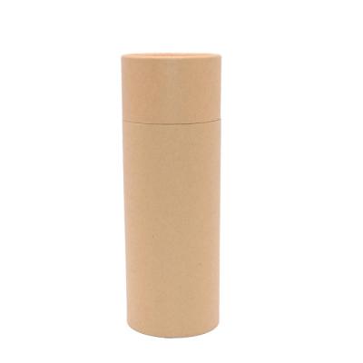 China Recycled Materials Wholesale Round Poster Tube Packaging Biodegradable Water Bottle Packaging Containers for sale