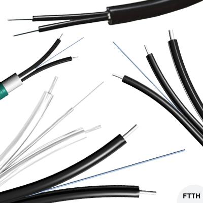 Κίνα High quality 1 2 4 core Indoor/outdoor Ftth Drop Fiber Optical Cable fibre optic cable προς πώληση