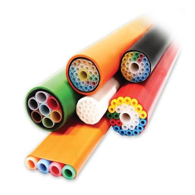 China 24~144 cores stranded loose tube air blown micro duct fiber optic cable micro fiber cable GCYFTY for sale