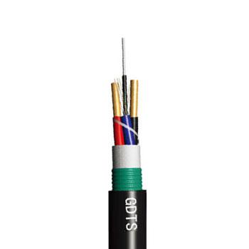 China Hybrid Cable Stranded Loose Tube Composite Fiber Optic Cable 6 8 12 24 48 Core Optical Fiber Cable GDTS Te koop