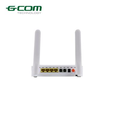 China GCOM GN2000-04GS-2VW (2.4G+5G) 4 GE LAN ports 2 Voice VoIP POTS ports 2.4G + 5G Dual Band WiFi GPON ONT en venta