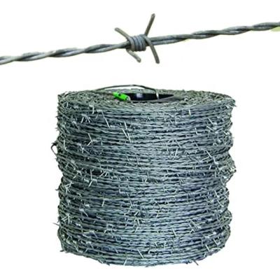 China Anping Hot Dipped Galvanized Reverse Twist Barbed Wire Protective Construction 2021 Hot Sales High Tensile Manufacturer for sale